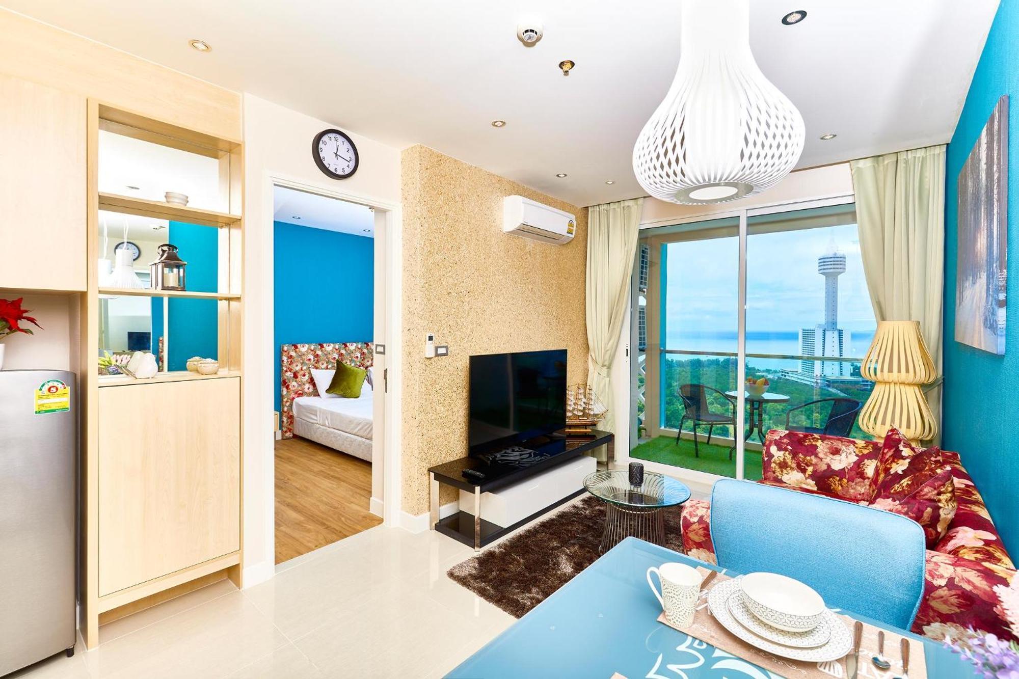 Ferienwohnung Grande Carribean - Seaview - Jomtien -Free Taxi From The Airport Pattaya Exterior foto